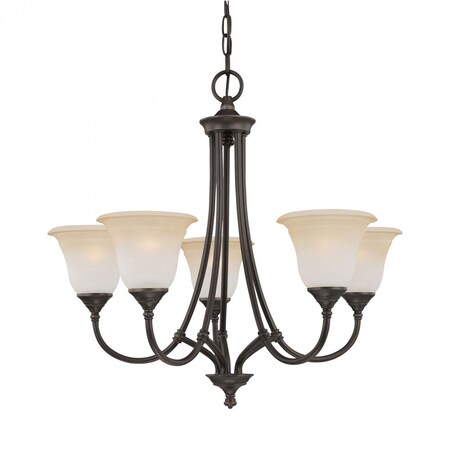 Thomas Harmony 5-Light Chandelier in Aged Bronze SL880162